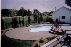 exposed aagregate pool - 4 SONS CONCRETE DESIGN