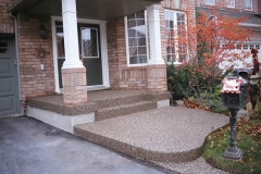exposed aggregate porches - 4 SONS CONCRETE DESIGN