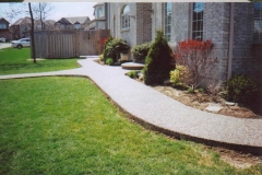 exposed aggregate walkway - 4 SONS CONCRETE DESIGN