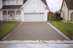 Exposed Aggregate - Drive Way- 4 SONS CONCRETE DESIGN