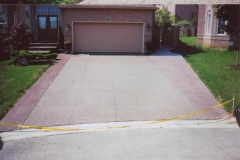Exposed Aggregate - Drive Way- 4 SONS CONCRETE DESIGN