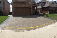 Exposed Aggregate - Drive Way- 4 SONS CONCRETE DESIGN