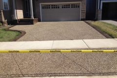 Exposed Aggregate - Drive Way- 4 SONS CONCRETE DESIGN