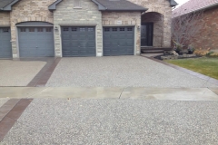 Exposed Aggregate - Drive Way- 4 SONS CONCRETE DESIGN