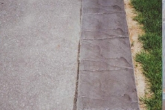 Stamped Concrete - FlowerBed - 4 SONS CONCRETE DESIGN